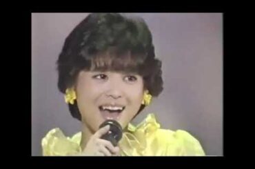 松田聖子　チェリーブラッサム  1982年　赤いスイートピーの衣装で歌う聖子ちゃん