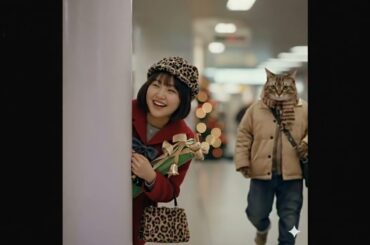 牧瀬里穂のシンデレラエクスプレスみたいになりたい、ぷに子♥ Puniko's Christmas Express🎄 #クリスマスエクスプレス #XmasExpress #猫 #Cat #牧瀬里穂