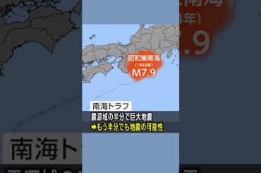 【約80年前】前回の南海トラフ地震は？