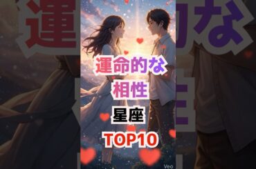 【運命的な相性】星座TOP10💖#shorts #ランキング#星座占い#恋愛 #相性#スピリチュアル