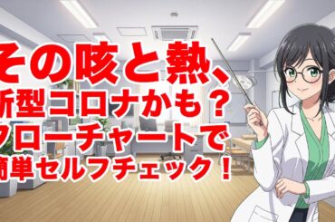 その咳と熱、新型コロナかも？フローチャートで簡単セルフチェック！