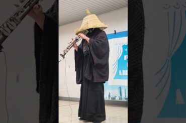 サックス侍🎷今池駅構内ライブ【赤いスイートピー/松田聖子】#shorts #saxophone #名古屋