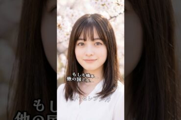 もしも橋本環奈が別の国で生まれ変わったら