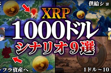 【仮想通貨】XRP(リップル)１００００ドル説は可能なのか？９つの段階から徹底解説【ゆっくり解説】