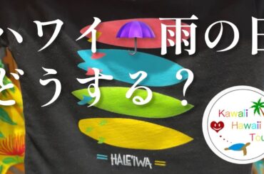 ハワイ【雨の日どうする？】そんな日でもどこでもプライベートツアー