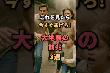 見逃さないで！実際に起きた大地震の予兆3選！ #防災 #地震