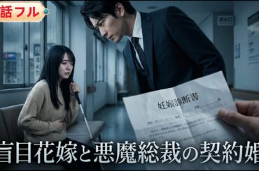 💥全話フル💥盲目ヒロインが悪魔総裁と一夜妊娠！契約結婚した相手が幼少の恩人だった！