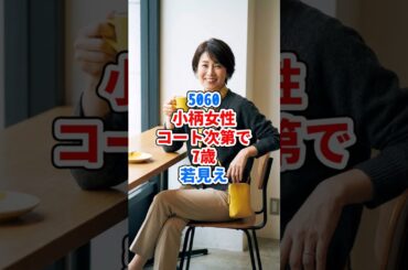 5060小柄女性、コート次第で7歳若見え #ファッション