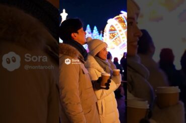 【AIイメージ】ミラノ冬季五輪ペアフュギュアスケートに優勝できたのは、あの日見た夜のパレードのおかげ