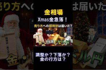 Xmas調整！？ #金価格 #金投資 #金相場