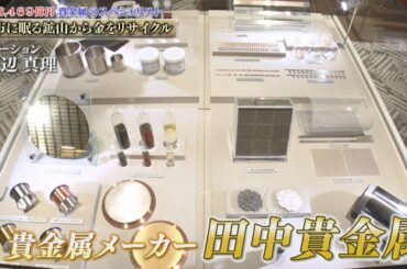 スマートフォンに不可欠な1mm角の金パーツも加工！創業140年を誇る貴金属の老舗　田中貴金属【知られざるガリバー】