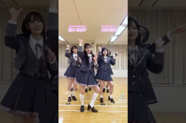 名残り桜🌸 #akb48 #名残り桜 #小栗有以 #佐藤綺星 #伊藤百花