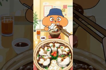 Claypot rice is delicious! 土鍋ご飯は美味しい！#animation #art #cartoon #originalanimation #cute #shorts #アニメ