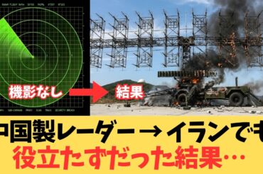【イランでもダメ】1台75億円の中国製レーダーが中東で「鉄くず」に、ベネズエラでもイランでも役立たずで、世界から詐欺商品扱いに…