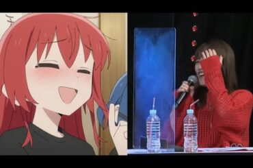 恥ずかしがりながらも喜多ちゃんの声をやってくれる長谷川育美