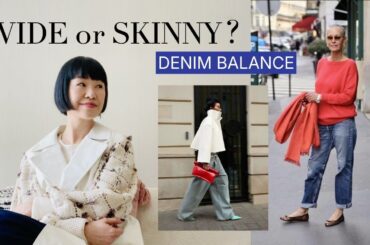 春のデニムは太め？細め？大人の正解バランス｜世界のお洒落さん10名を徹底解説