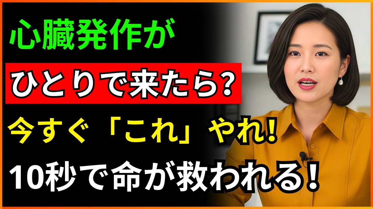 心臓発作がひとりのときに来たら?10秒の生存秘訣 | 心筋梗塞予防 | 狭心症 | 心臓病 | 健康情報 心臓発作がひとりのときに来たら?10秒の生存秘訣 | 心筋梗塞予防 | 狭心症 | 心臓病 | 健康情報
