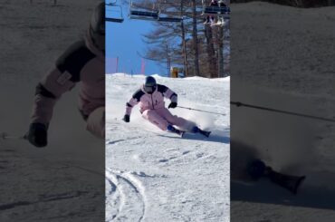 S/LAB EQUIPEでショートカービングターン！森田優香#shorts #shortturn #EQUIPE #skiing