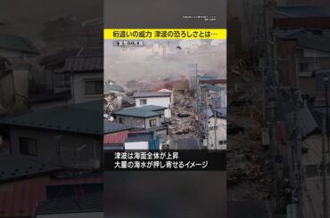 津波と波浪の違いは… 東日本大震災では10メートルを超える巨大津波襲来 #みん防