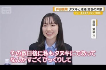 芦田愛菜、タヌキと遭遇　驚きの体験　「見つめ合ってお互い『えっ！』みたいな感じ」【グッド！モーニング】(2026年3月4日)