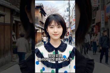 もしも浜辺美波が他の国で生まれたら？ #ai #もしもシリーズ  #初投稿 #浜辺美波 #女優