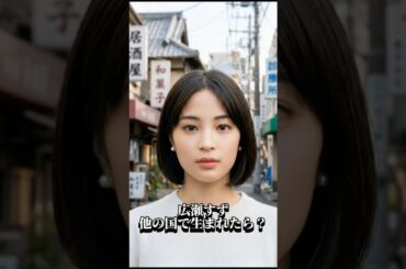 もしも広瀬すずが他の国で生まれていたら#もしもシリーズ #AI #女優 #広瀬すず #もしも