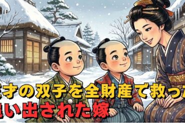 家を追い出された嫁が「天才の双子」を引き取って育てた結果…｜野談｜昔話｜いきさつ｜笑い話