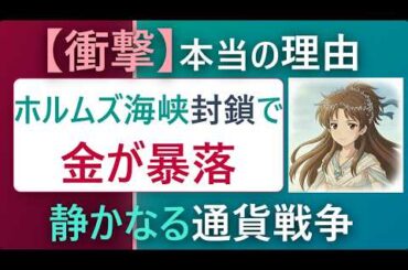 【衝撃】ホルムズ海峡封鎖で金が暴落した本当の理由 〜裏で進行する「静かなる通貨戦争」〜