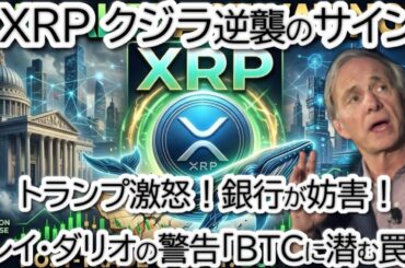 【緊急速報】XRPクジラが3ヶ月ぶりに「買い」転換！米暗号資産法案が行き詰まった“衝撃の理由”と、伝説の投資家が警告するBTCの罠【チャート分析：XRP・BTC・ETH】