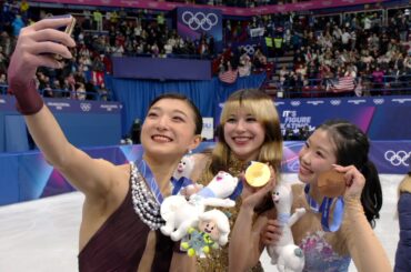 【大歓声！史上初の快挙】坂本花織・中井亜美！拍手喝采のダブル表彰台「フィギュアスケート女子シングル」【ミラノ・コルティナ五輪】