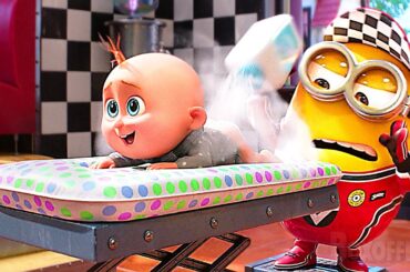 映画『怪盗グルーの月泥棒』＋『怪盗グルーのミニオン危機一発』＋『怪盗グルーの大脱走』のベスト総集編（赤ちゃんグル ❤) ⚡ 4K