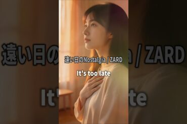 ZARD「遠い日のNostalgia」この歌詞が刺さる… #ZARD #坂井泉水 #shorts