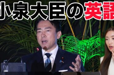 【徹底解説】小泉進次郎大臣の英語が凄すぎたので解説します