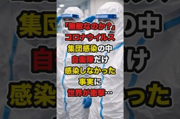 「無敵なのか？」コロナウイルス集団感染の中自衛隊だけ感染しなかった事実に世界が衝撃... #海外の反応 #雑学 #日本  #自衛隊　【楽曲提供:箕輪レコーズ】