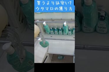 #クレーンゲーム #攻略 #ウタマロ #買うより安い #100円2回