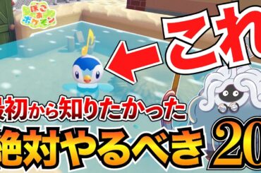 【ぽこあポケモン攻略】知らないと損!?絶対に使うべき小技&知識20選！いなくなったポケモン/最強料理/素材集め自動化/画面酔い対策/コレクレーリセマラなど