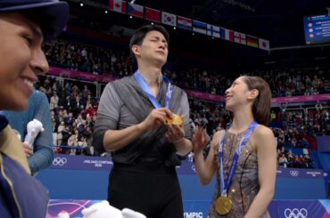 【りくりゅうの快挙に解説も涙】三浦璃来/木原龍一ペア「失意のSPから逆転の金メダル」【フィギュアスケートペア フリースケーティング】ミラノ・コルティナ五輪