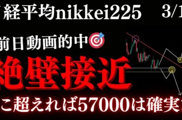 ⚠️『日経平均、絶壁近い』この価格帯を上抜けできれば一気に57000方向へ動いていきます:RedのNikkei225テクニカル徹底分析