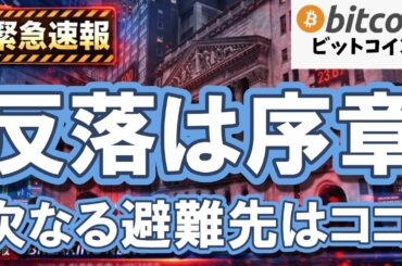 【仮想通貨 ビットコイン】緊急警告！株価反落は序章にすぎない。プロだけが知る「富の大移動」と次なる避難先（朝活2096）