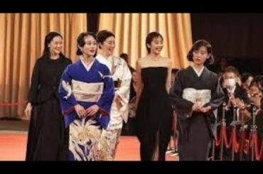 YouTubeショートタイトル（クリック率重視）日本アカデミー賞レッドカーペットが豪華すぎた…女優5人の美しさに会場騒然✨着物姿が圧巻…！蒼井優・高畑充希・寺島しのぶらが日本アカデミー賞で魅せた瞬間🎬