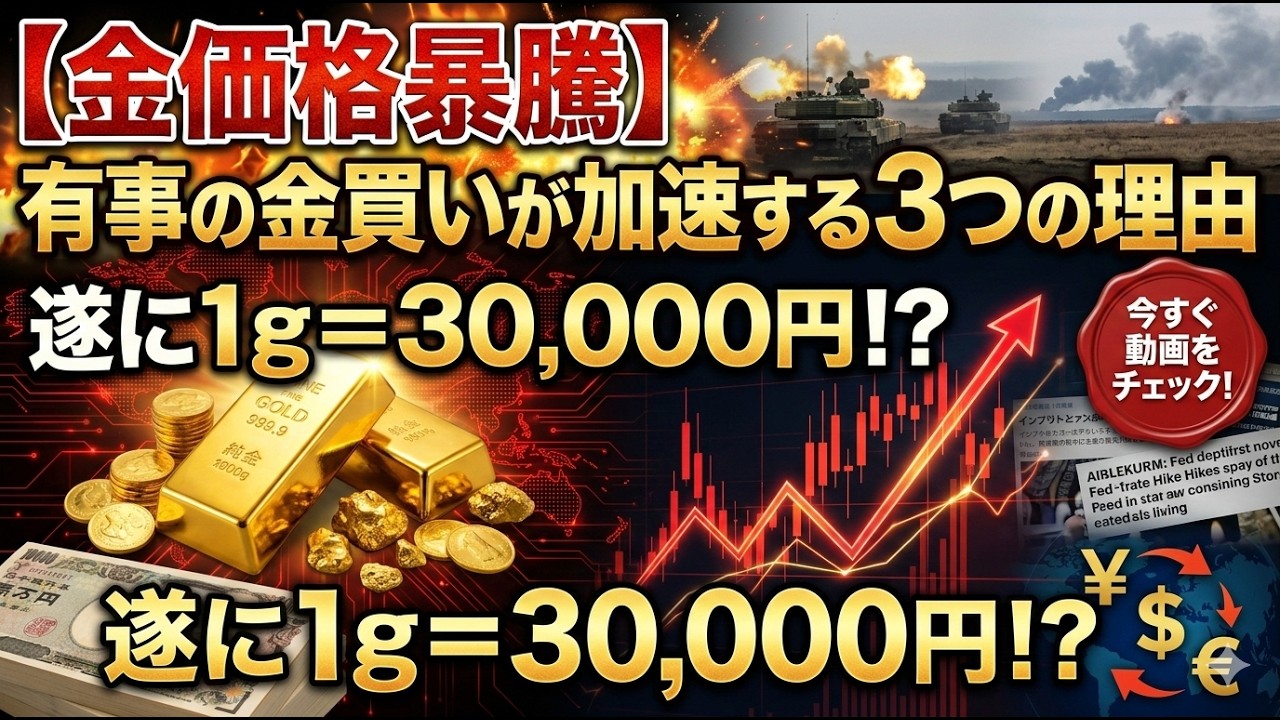 【金相場】有事の金買いは本物か?中東情勢と「脱ドル化」がもたらすゴールド新時代の幕開け 【金相場】有事の金買いは本物か?中東情勢と「脱ドル化」がもたらすゴールド新時代の幕開け