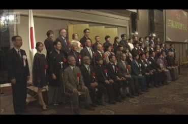 芸術選奨の贈呈式で清水ミチコさんら喜び語る　新人賞には声優の花江夏樹さんら(2026年3月17日)