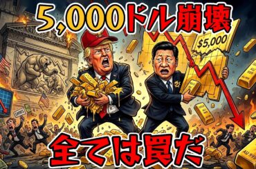 【衝撃】金価格が崩壊！？5,000ドル割れの真相…ウォール街の罠がついに暴かれる