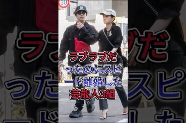 ラブラブだったのにスピード離婚した芸能人3組 #高山一実 #ふくらP #前田敦子 #勝地涼