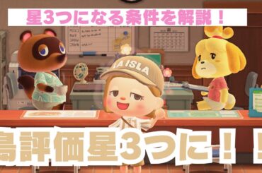 【あつ森】島評価星3になる条件を解説|ちょこシフォン島を島評価3にする動画|animalcrossing