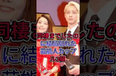 同棲までしたのに結局別れた芸能人カップル3組 #shorts #ランキング #雑学 #芸能人 #高畑充希
