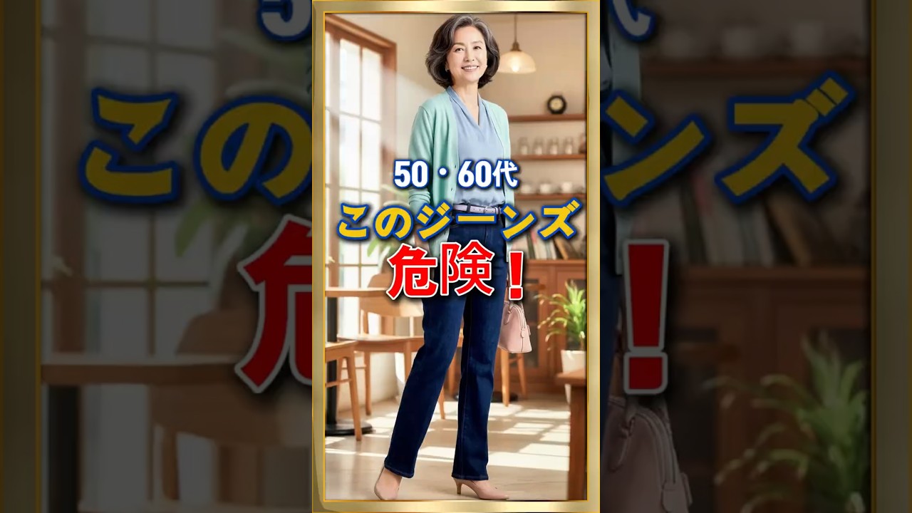 50・60代 背が低い人 このジーンズ危険です 50・60代 背が低い人 このジーンズ危険です
