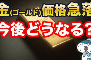 金（ゴールド）が43年ぶりの最悪の急落です。