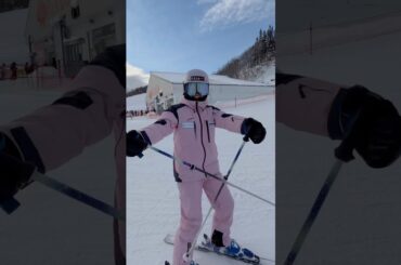 ゆったり小回りやってみよう！森田優香#shorts #ski #drill