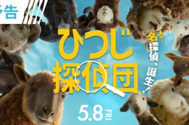 ＜🔍名(メェ～)探偵、誕生❕＞映画『ひつじ探偵団』 予告／5月8日（金）全国の映画館で公開🐏